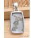Pendentif rectangulaire en Jaspe Maligano blanc Bijoux en Jaspe PU20.3