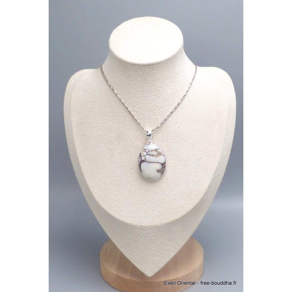 Pendentif en Wild Horse forme ovale Pendentifs pierres naturelles PU2.2