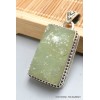 Pendentif Préhnite brute style ancien Bijoux en Préhnite PU19.2