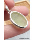 Bijoux Préhnite brute Pendentif oval Bijoux en Préhnite PU19.4