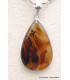 Pendentif goutte Agate du Montana (Yellow Stone) Pendentifs pierres naturelles PU11.2