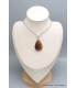 Pendentif goutte Agate du Montana (Yellow Stone) Pendentifs pierres naturelles PU11.2