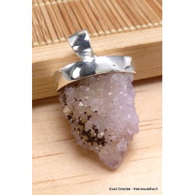 Pendentif argent Quartz Spirit Pendentifs pierres naturelles PU28.3