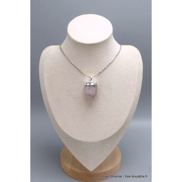 Pendentif argent Quartz Spirit-bw Bijoux en Quartz PU28.3