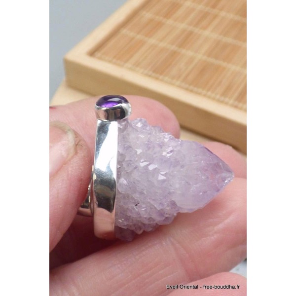 Bijoux Pendentif Quartz Spirit et améthyste Bijoux en Quartz PU28.4