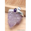 Bijoux Pendentif Quartz Spirit et améthyste Bijoux en Quartz PU28.4