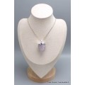 Bijoux Pendentif Quartz Spirit et améthyste Bijoux en Quartz PU28.4