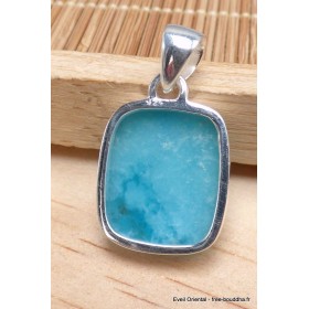 Pendentif en Smithsonite forme rectangulaire Bijoux en Smithsonite PU66.4