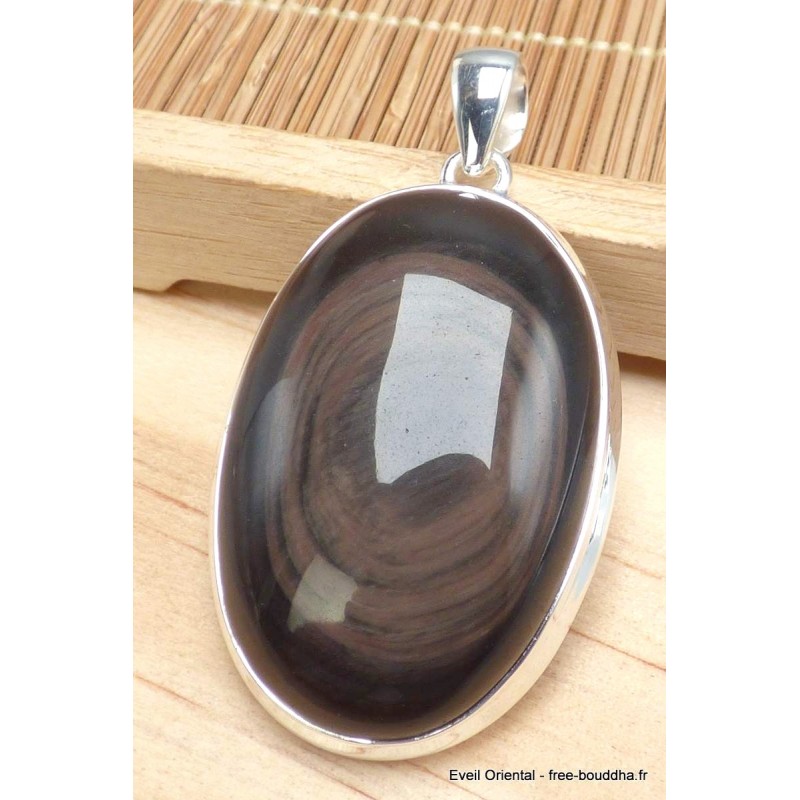 Bijoux pendentif Oeil d'Obsidienne Pendentifs pierres naturelles pu70.4