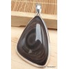 Bijoux pendentif triangulaire Oeil d'Obsidienne Pendentifs pierres naturelles pu70.5