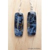 Boucles d'oreilles pendantes Pietersite bleue qualité AAA Boucles d'oreilles en pierres YM53.3