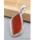 Pendentif Cornaline facettée forme libre-ci Bijoux en Cornaline PU76.4