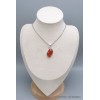 Pendentif Cornaline facettée forme libre-ci Bijoux en Cornaline PU76.4
