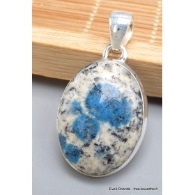 Pendentif Jaspe K2 Azurite oval Pendentifs pierres naturelles PU73.2