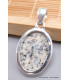Pendentif Jaspe K2 Azurite oval Pendentifs pierres naturelles PU73.2