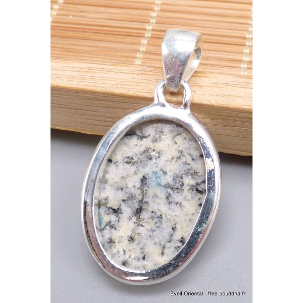 Pendentif Jaspe K2 Azurite oval Pendentifs pierres naturelles PU73.2