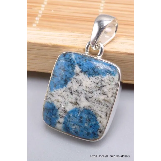Pendentif Jaspe K2 rectangulaire - Bijoux en Jaspe K2