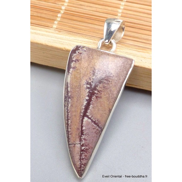 Pendentif Jaspe Désert du Sonora forme libre Bijoux en Jaspe PU78.3