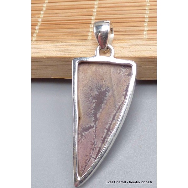 Pendentif Jaspe Désert du Sonora forme libre Bijoux en Jaspe PU78.3