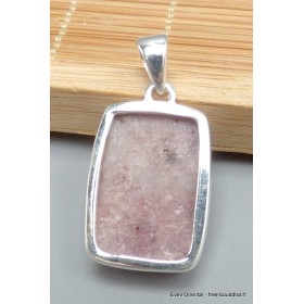 Pendentif Oxyde de Cobalt brut rectangulaire Pendentifs pierres naturelles PU72.2