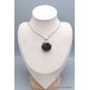 Pendentif rond en Nuumite naturelle Bijoux en Nuumite PU75.8
