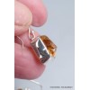 Boucles d'oreilles Citrine brute Bijoux en Citrine pac93.10