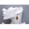 Boucles d'oreilles pendantes en Jaspe Mokaïte Bijoux en Jaspe CWA111.1