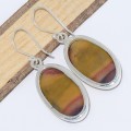 Boucles d'oreilles pendantes en Jaspe Mokaïte Bijoux en Jaspe CWA111.1