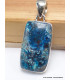 Pendentif Shattuckite d'Arizona rectangulaire Pendentifs pierres naturelles PU83.6