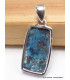 Pendentif Shattuckite d'Arizona rectangulaire Pendentifs pierres naturelles PU83.6