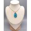 Pendentif oval en Shattuckite détail bélière Pendentifs pierres naturelles CWA73.7