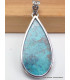 Pendentif goutte en Shattuckite détail bélière Pendentifs pierres naturelles CWA73.9