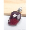 Pendentif Saphir africain mixte facetté asymétrique Pendentifs pierres naturelles PU85.2