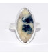 Bague marquise Tourmaline indigo sur Quartz fumé taille 60 Bijoux en Tourmaline Indigo CWA114.3