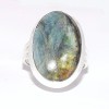 Bague Cyanite Mermaid ovale taille 55 56 Bijoux en Cyanite Mermaid Sirène CWA115