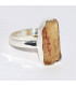 Bijou Bague Topaze jaune impériale brute taille 55 Bagues pierres naturelles CWA116.3