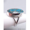 Bague homme femme Turquoise de Nisha pur taille 58 Bagues Homme YM67.10