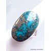 Bague homme femme Turquoise de Nisha pur taille 58 Bagues Homme YM67.10