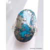 Bague homme femme Turquoise de Nisha pur taille 58 Bagues Homme YM67.10