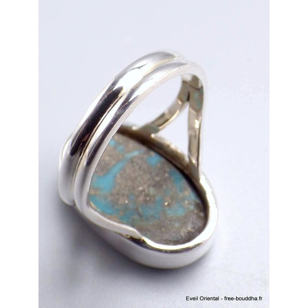 Bague homme femme Turquoise de Nisha pur taille 58 Bagues Homme YM67.10