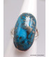 Bague homme femme Turquoise avec Pyrite taille 59/60 Bagues Homme YM67.11