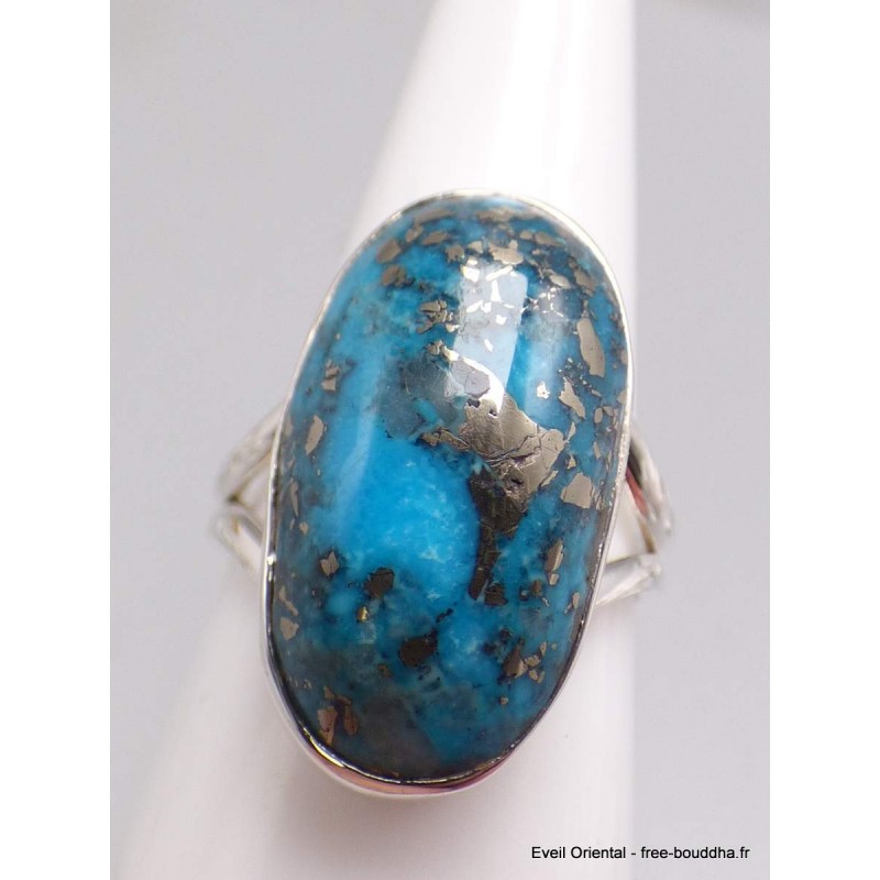 Bague homme femme Turquoise de Nisha pur taille 59/60 Bagues Homme YM67.11