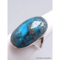 Bague homme femme Turquoise avec Pyrite taille 59/60 Bagues Homme YM67.11