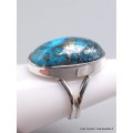 Bague homme femme Turquoise avec Pyrite taille 59/60 Bagues Homme YM67.11