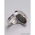Bague homme femme Turquoise avec Pyrite taille 59/60 Bagues Homme YM67.11