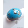 Bague Turquoise de avec Pyrite taille 56 Bagues pierres naturelles YM67.12