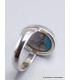 Bague Turquoise de avec Pyrite taille 56 Bagues pierres naturelles YM67.12