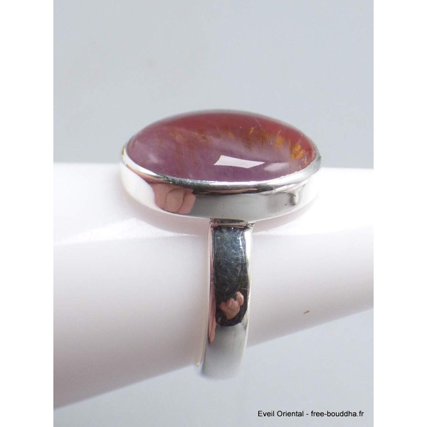Bijou Bague Cacochynite Pierre mélodieuse taille 55 Bijoux en Cacochynite Super Seven YM27.7