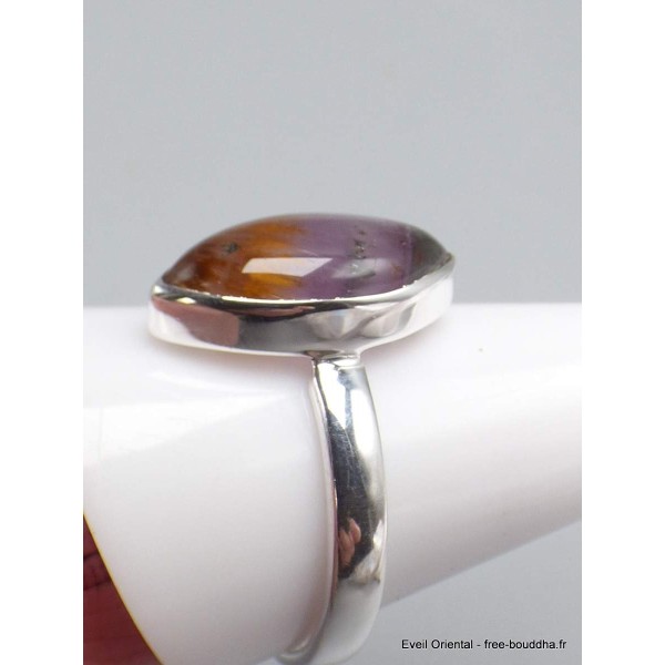 Bijou Bague Super seven Pierre mélodieuse taille 67 Bijoux en Cacochynite Super Seven YM27.8