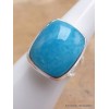 Bague Smithsonite rectangulaire taille 55 Bijoux en Smithsonite PU100.5
